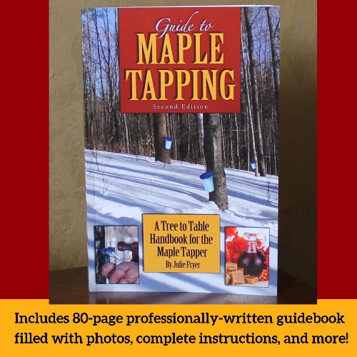 maple tapping book for adults, sugarmaking instructions