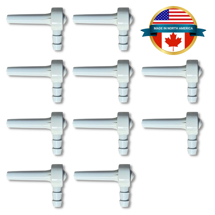 White Maple Tree Tapping Spiles | Ten 5/16" Maxflow Spiles or Taps  | BPA-Free, Food Grade, Reusable